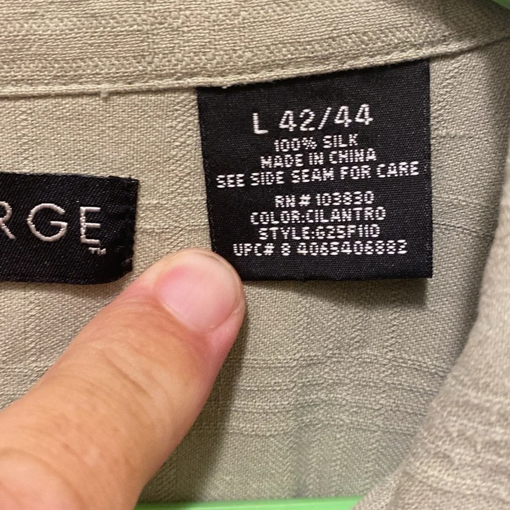 George silk short sleeve shirt - Picture 3 of 4